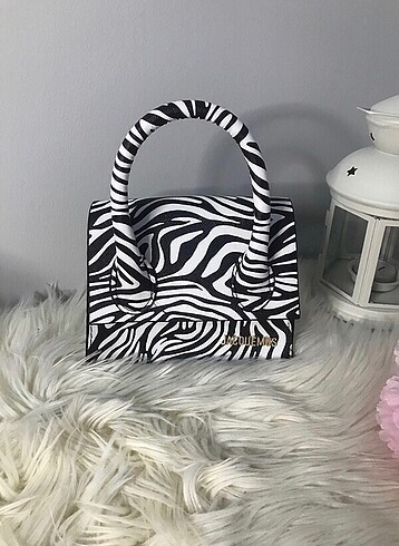 Zebra mini çanta