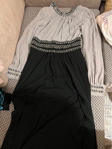 UZUN ABİYE TESETTÜR ELBİSE - Görsel 3