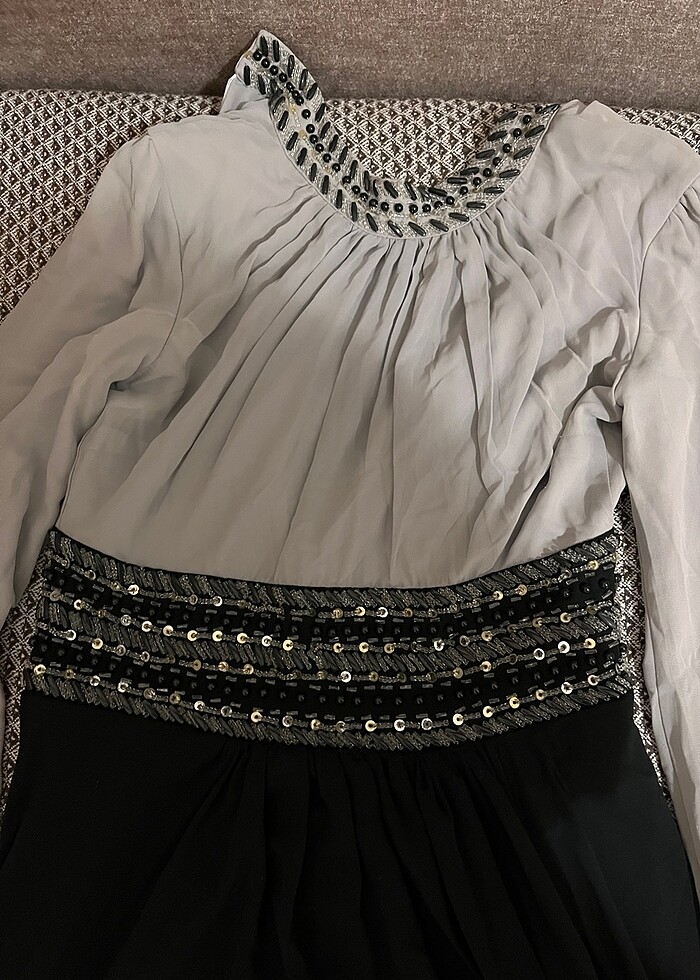 UZUN ABİYE TESETTÜR ELBİSE - Görsel 2