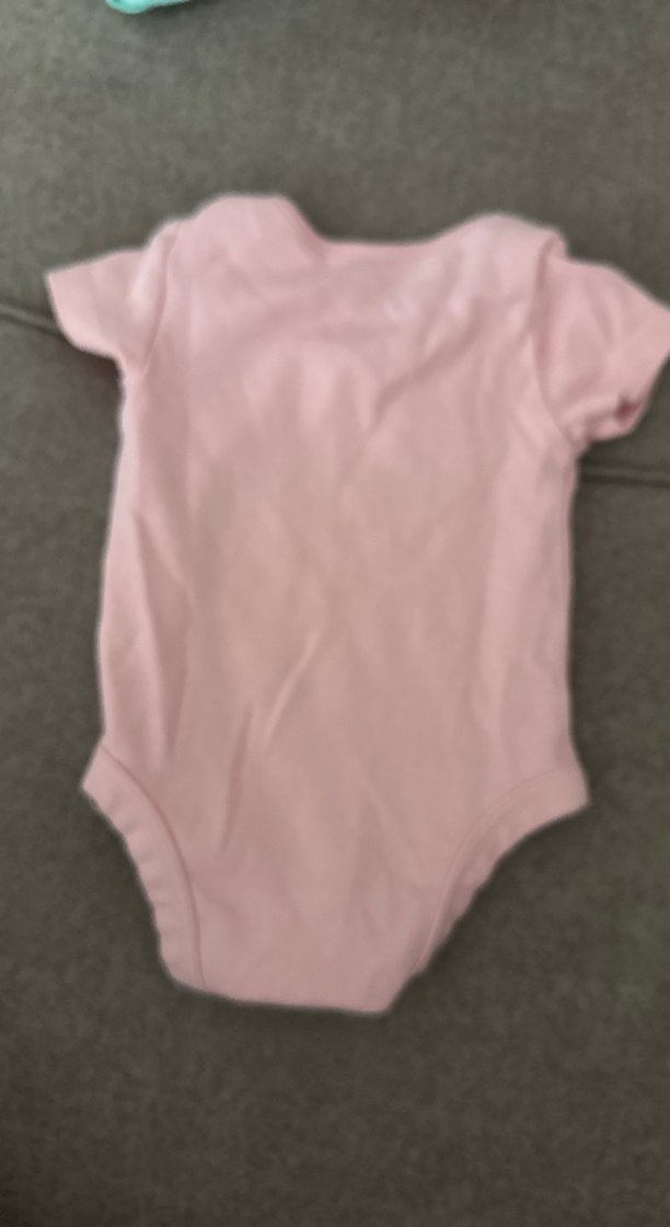 Pembe Kısa Kollu Bebek Kız Body 1-3 ay - Görsel 4