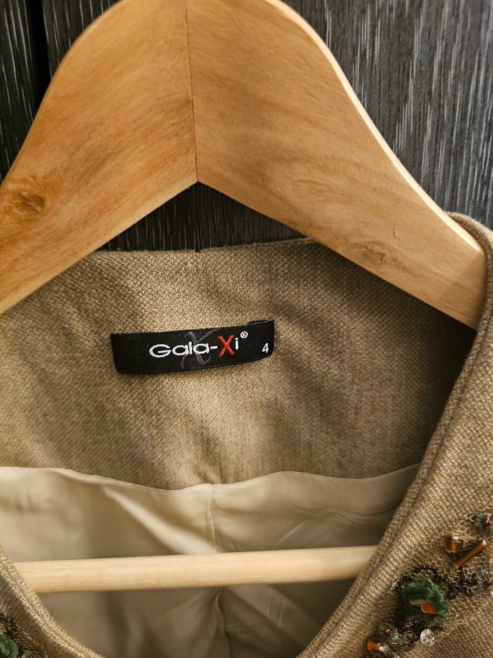 Nakışlı Bej Kadın Blazer Ceket - Görsel 2