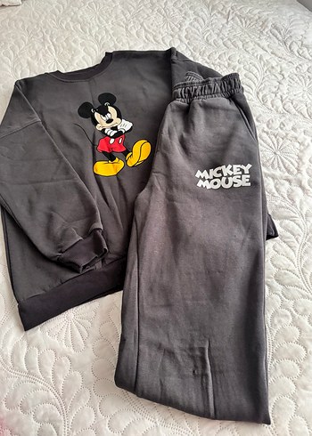 Yetişkin Gri Mickey Mouse Takım - Görsel 2