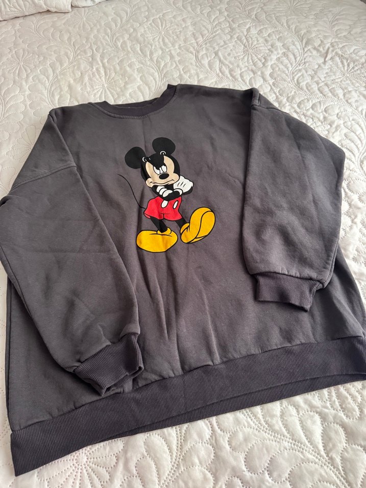 Yetişkin Gri Mickey Mouse Takım - Görsel 3