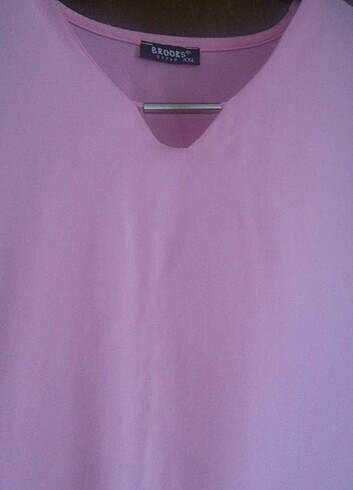 Pembe xxl 44 Brooks tshört