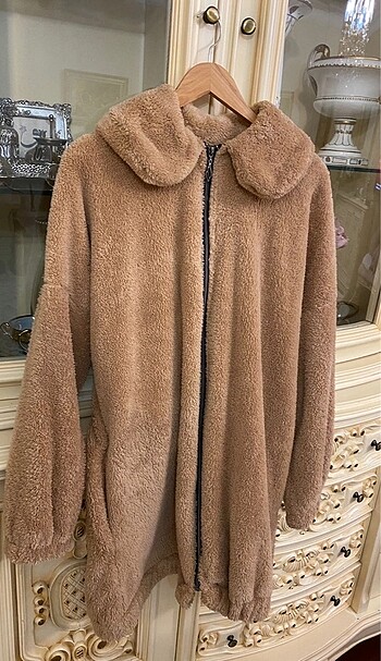 Peluş Fermuarlı Hırka