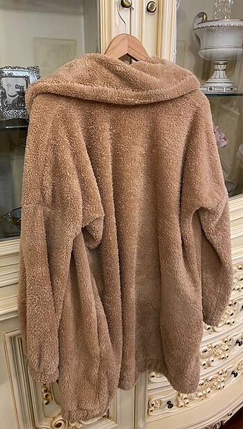 Zara Peluş Fermuarlı Hırka