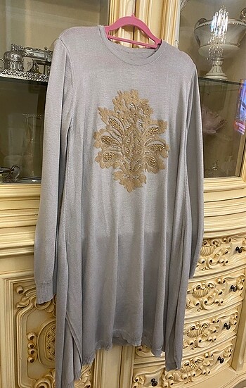 Motif Detaylı Şık Triko