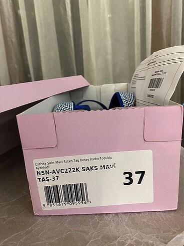 37 Beden Nişantaşı Shoes Saks Mavisi Babet