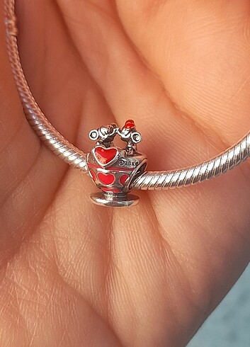  Beden kırmızı Renk Pandora Disney Charm 