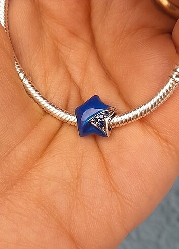  Beden lacivert Renk Pandora Charm 