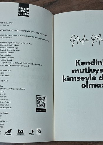 Kendinle Mutluysan Kimseyle Derdin Olmaz - Nadia Maiya - Görsel 6