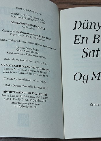 Dünyanın En Büyük Satıcısı - Og Mandino - Görsel 2