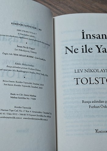 Tolstoy & İnsan Ne ile Yaşar? - Görsel 2