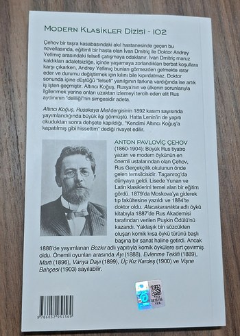 Anton Çehov - Altıncı Koğuş - Görsel 4