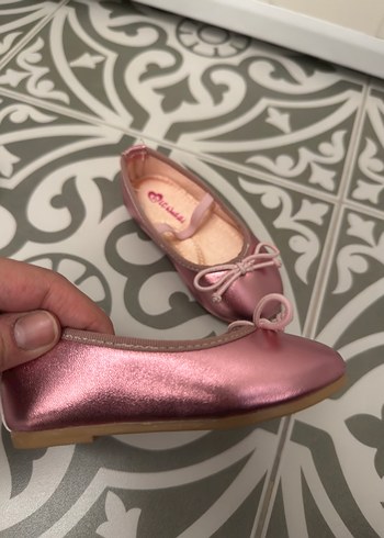 LC Waikiki Kız Çocuk Pembe Parlak Babet Ayakkabı
