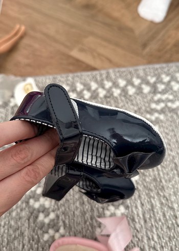 Fiyonklu Kız Çocuk Babet Ayakkabı - Görsel 4