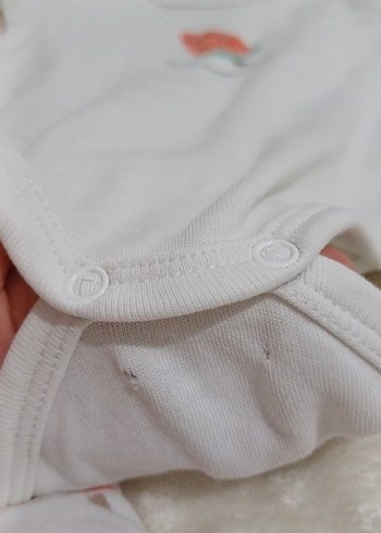 Turuncu Desenli Bebek  Kıyafet Seti - Görsel 2