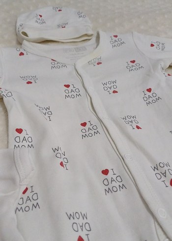 HelloBaby Bebek Uzun Kollu Hastane Kıyafeti 3'lü Set