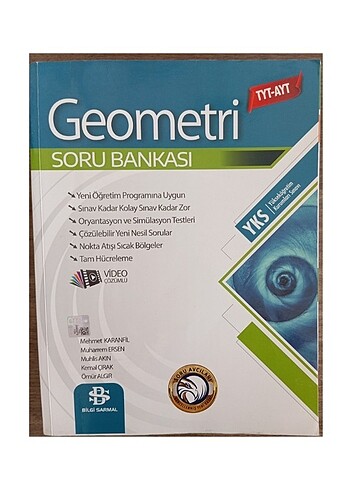 TYT AYT GEOMETRİ BİLGİ SARMAL BS SORU BANKASI yks