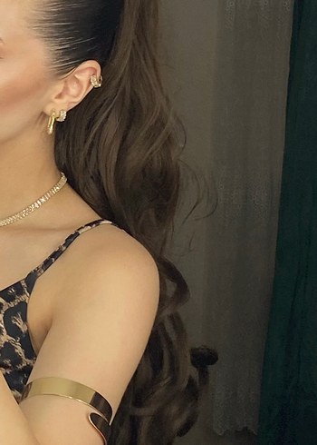Zara Kahverengi at kuyrugu postis Saç