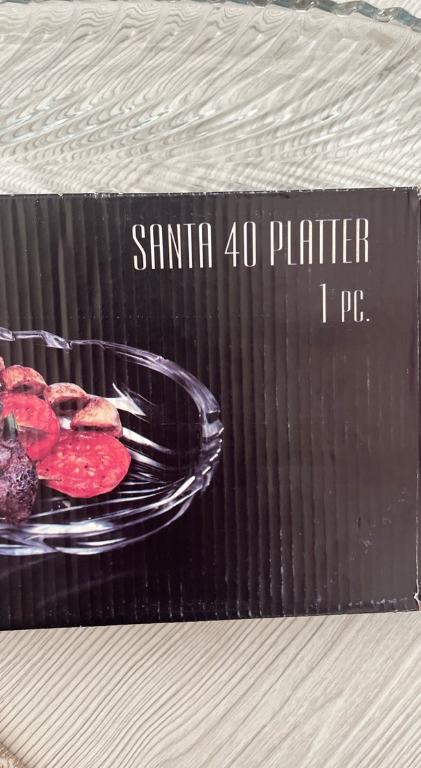 Cam Servis Tabağı - Görsel 2