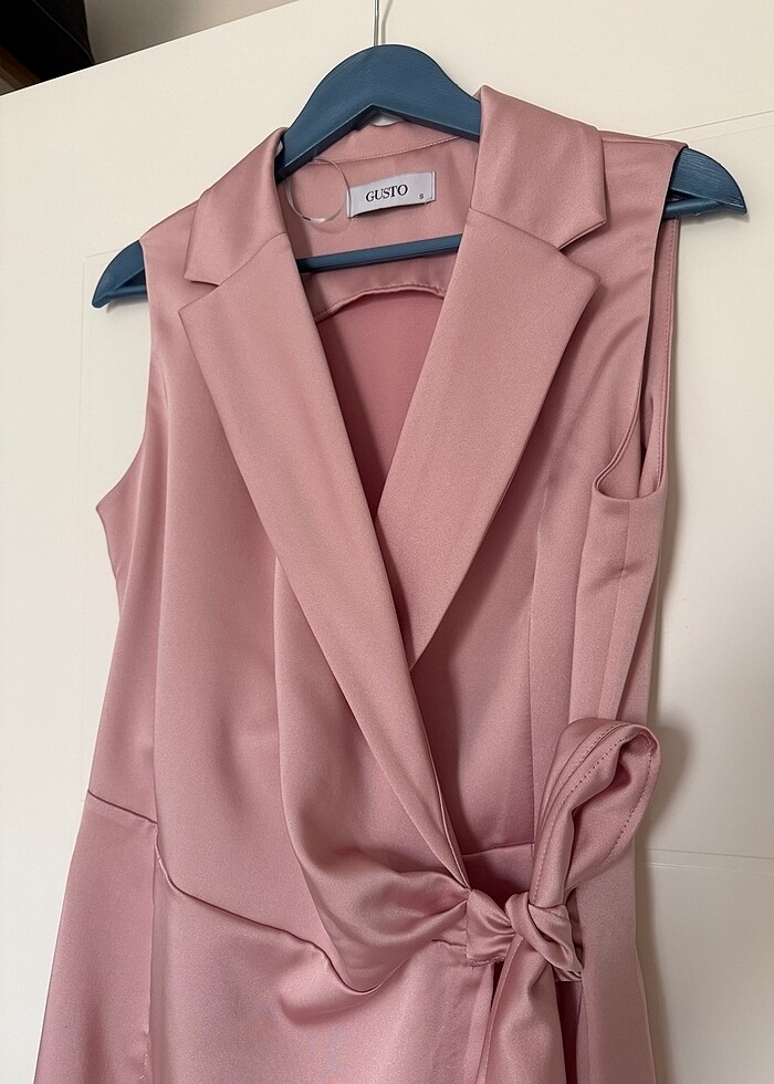 Saten elbise - Görsel 2