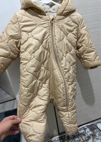 Bebek Bej Kürklü Tulum - Görsel 4