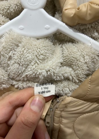 Bebek Bej Kürklü Tulum - Görsel 2