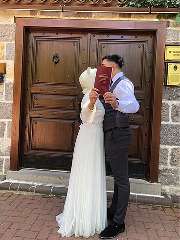 Tesettür Nikah elbisesi