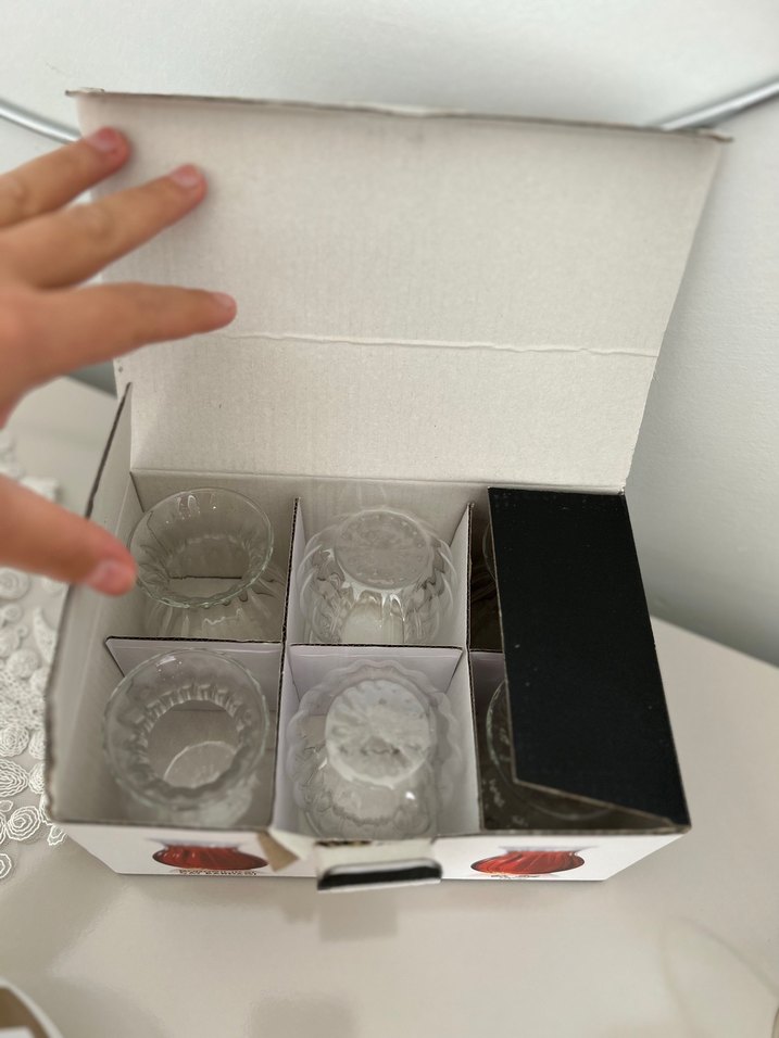 6'lı Şeffaf Cam Bardak Seti - Görsel 2