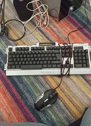 Polygold klavye ve mouse 