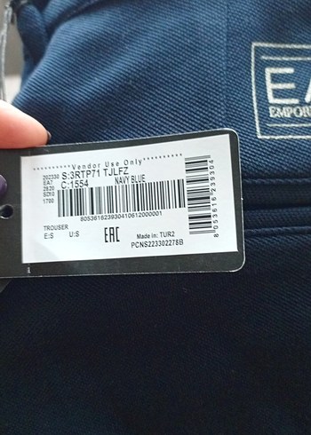 EA7 Lacivert Kadın jogger Pantolon - Görsel 2