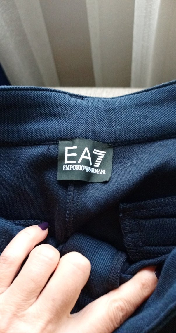 EA7 Lacivert Kadın jogger Pantolon - Görsel 3