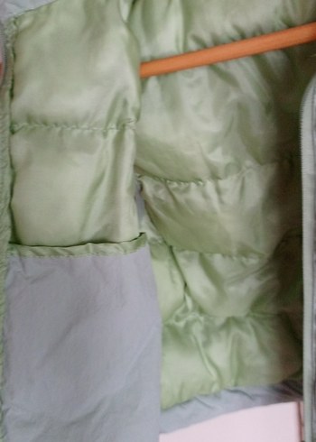 Yeşil  Yüksek Yakalı Fermuarlı Kadın Yelek - Görsel 2