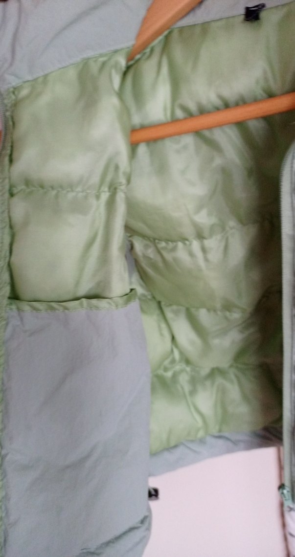 Yeşil  Yüksek Yakalı Fermuarlı Kadın Yelek - Görsel 2