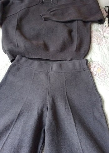 zara gri Triko Kadın Eşofman Takımı - Görsel 6