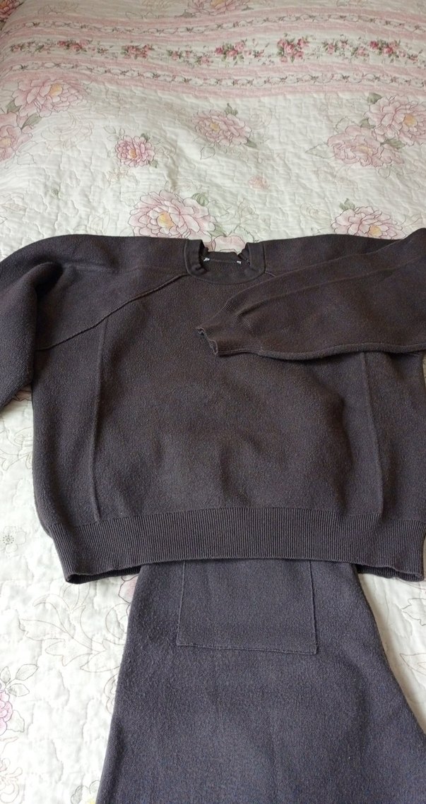 zara gri Triko Kadın Eşofman Takımı - Görsel 2