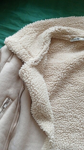 s Beden Crop biker ceket
