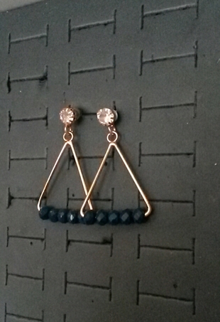 boncuklu küpe  - Görsel 2