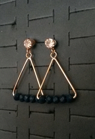 boncuklu küpe  - Görsel 1