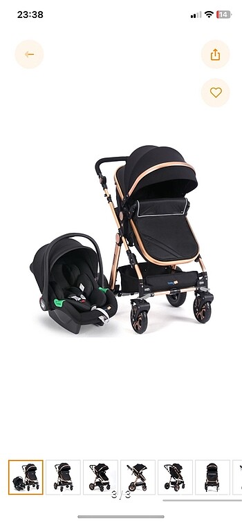 E bebek baby canyon travel bebek arabası