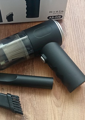 Diğer Kompakt Siyah Mini Elektrikli Araç Süpürgesi