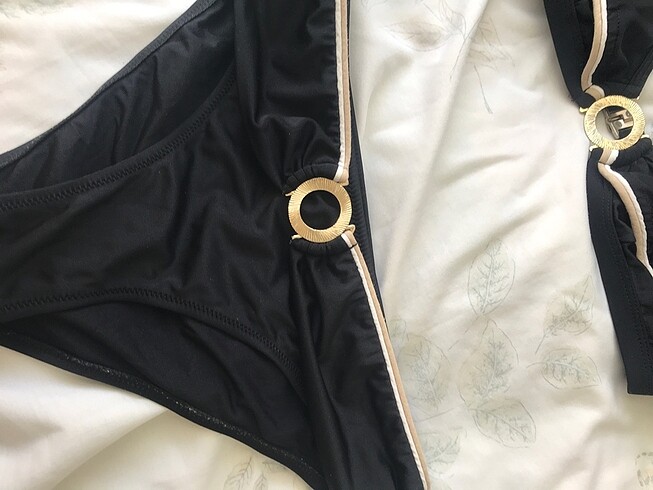 m Beden siyah Renk Lily and rose siyah bikini takımı