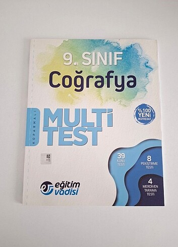 9. Sınıf Coğrafya Yaprak Test Multi Test Eğitim Vadisi