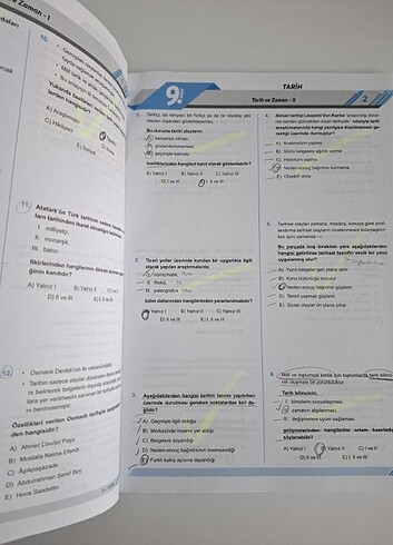  9. Sınıf Tarih Koparmalı Süper Test DC Yayınları