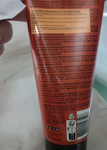Avon Evoluderm Argan Yağlı Saç Kremi