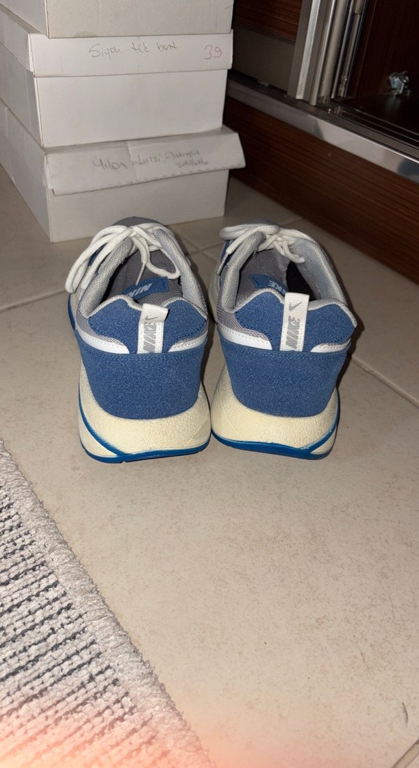 Lacivert  Bağcıklı erkek Spor Ayakkabı - Görsel 3