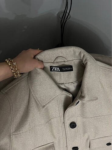 Zara Zara Krem Rengi Mont