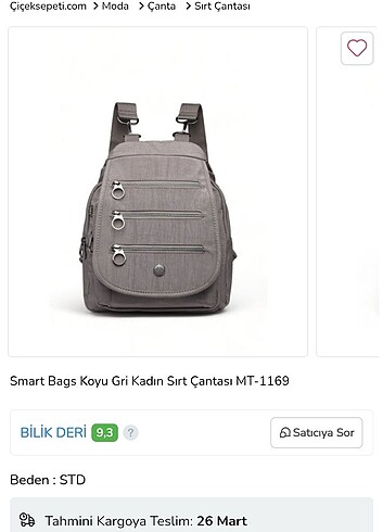 Kadın sırt çantası 