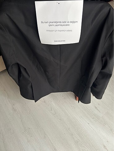 s Beden siyah Renk Suud Maskülen Blazer Ceket